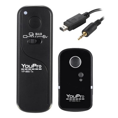 Buy Wireless Remote Control Transmitter Receiver For DSLR Camera Black in Saudi Arabia