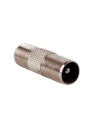 Buy F Type Screw Connector Silver in UAE