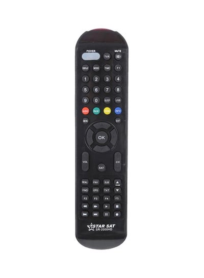 اشتري جهاز التحكم عن بعد لجهاز HD Star Sat 2000 أسود/أحمر/أصفر في الامارات