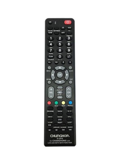 Buy TV Remote Controller For Changhong Black in UAE