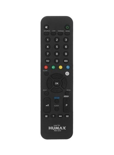 Buy Remote Control For Humax Gezira HD Receiver Black in UAE