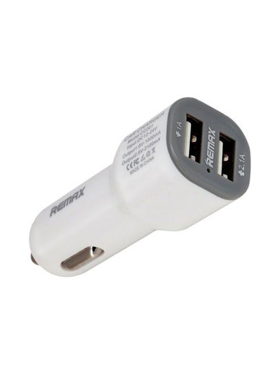 Buy USB Car Charger White in Saudi Arabia