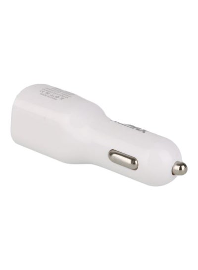 Buy Car USB Mobile Phone Charger White in Saudi Arabia