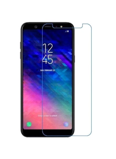 Buy Tempered Glass Screen Protector For Samsung Galaxy A6 Plus (2018) Clear in Saudi Arabia