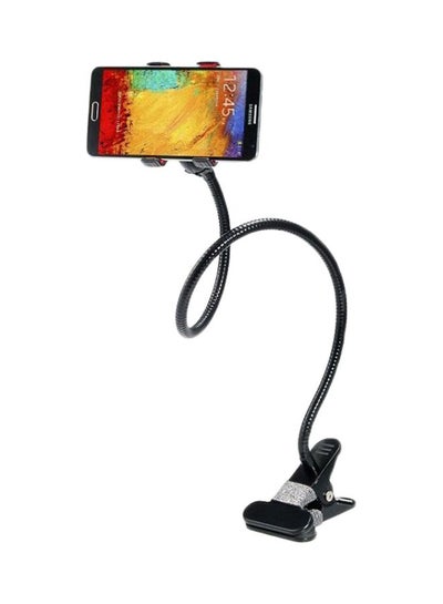 Buy Flexible Mobile Phone Mount With Clip Black in UAE