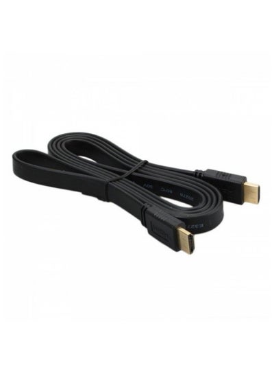 اشتري كابل HDMI مسطح بسرعة عالية وبدقة عالية الوضوح أسود في مصر