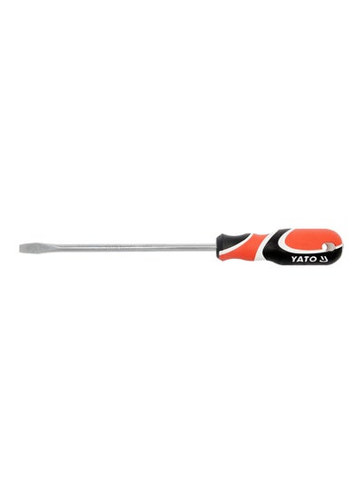 Buy Slotted Screwdriver 4X150mm YT-2607 Silver/Black/Red in UAE