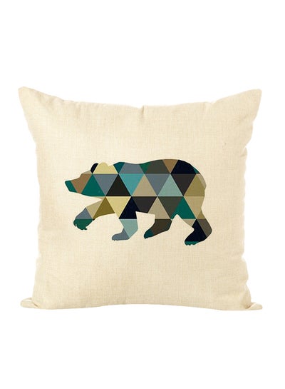 Buy Square Shape Decorative Throw Pillow Multicolour 45 x 45cm in UAE