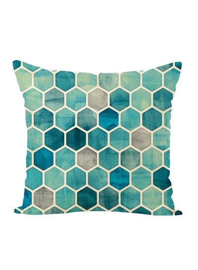 Buy Square Shape Decorative Throw Pillow Multicolour 45 x 45cm in Saudi Arabia