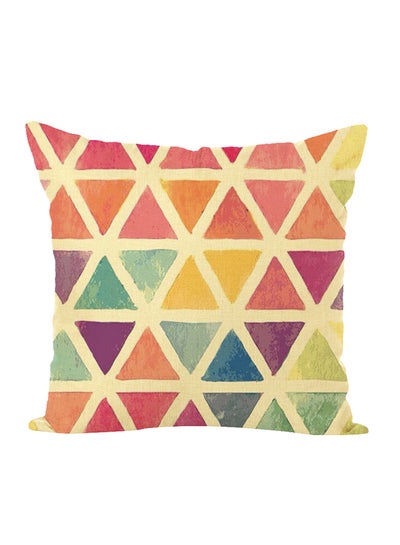 Buy Square Shape Decorative Throw Pillow Multicolour 45 x 45cm in UAE