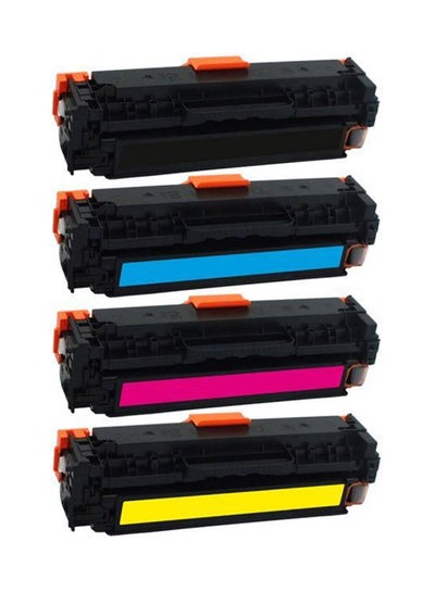 Buy Set Of 4 Toner Cartridges For Color Laserjet Cp1415fn/1415fnw/1525 Multi Color in UAE