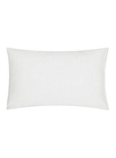 Buy Bed Pillow polyester White 68x43cm in UAE