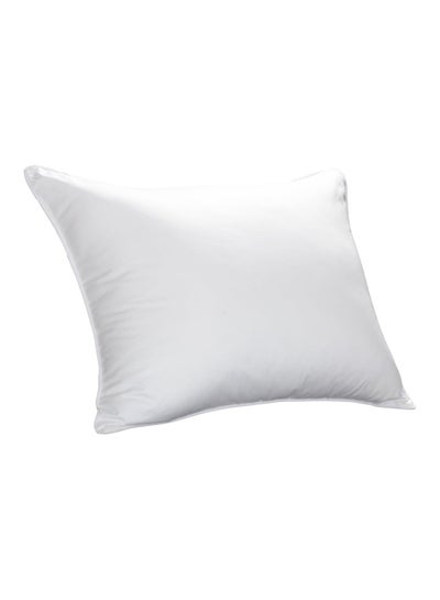 Buy Bed Pillow polyester White 68x43cm in UAE