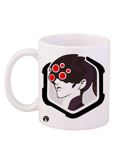 Buy Video Game Overwatch Design Mug White/Black/Red in Saudi Arabia