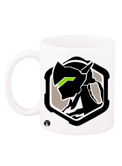 Buy Overwatch Game Printed Mug White/Black/Green in Saudi Arabia