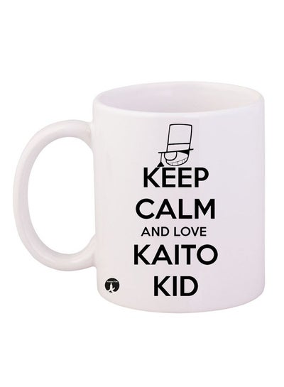 Buy Detective Conan Printed Mug White/Black in Saudi Arabia