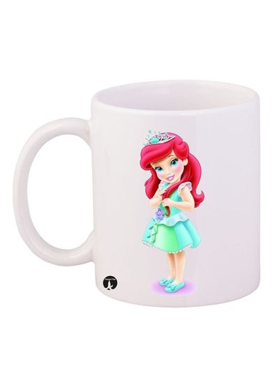 Buy Disney Printed Mug White/Pink/Green in Saudi Arabia