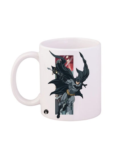 Buy Batman Printed Coffee Mug White/Black/Red in Egypt