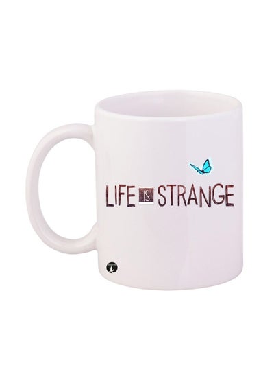 Buy Life is Strange Printed Coffee Mug White/Yellow/Blue in Saudi Arabia