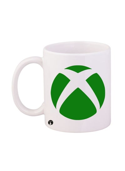 اشتري Xbox Logo Printed Mug White/Green 12ounce في الامارات