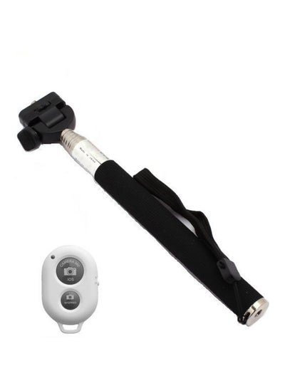 Buy Extendable Selfie Stick With Remote blue in UAE