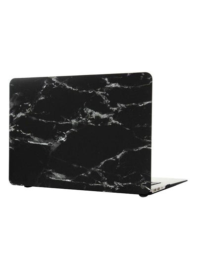 Buy Limesto Ne Pattern Marble Hard Plastic Skin Protective Case Cover For MacBook Air 13.3-Inch Black in Egypt