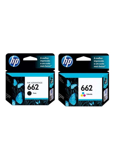 Buy 2-Piece Designjet Ink Cartridges Set black in UAE