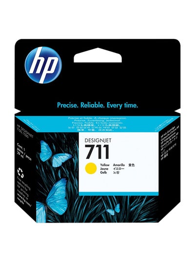 اشتري Hp Cz132a 711 Yellow Ink Cartridge (29 Ml) أصفر في الامارات