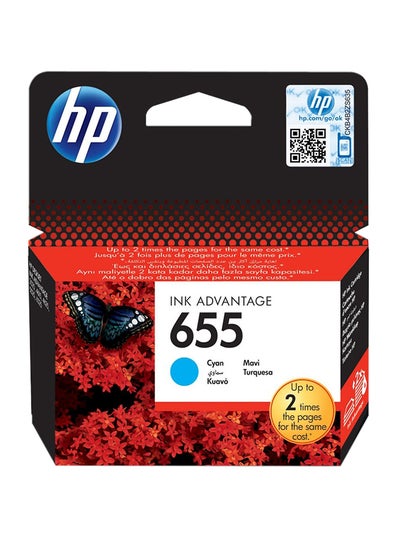 Buy 655 Ink Advantage Cartridge Cyan in UAE