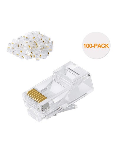 Buy New Cat6 Modular Rj45 Connectors 100-Pack in Egypt