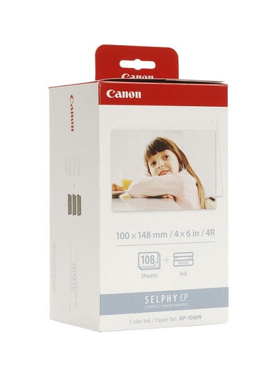 Buy Canon Color Ink Paper Set 3115B001 - Kp-108In in UAE