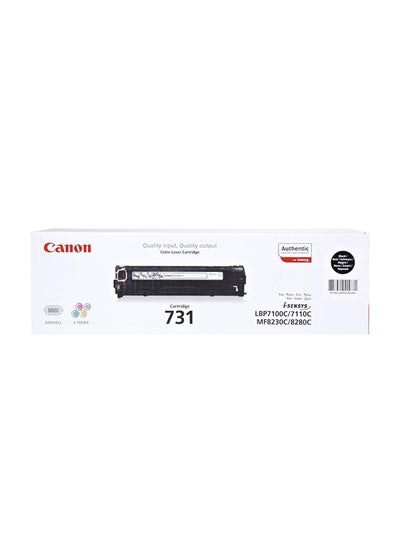 اشتري Canon Toner Cartridge - Canon 731, Black أسود في الامارات