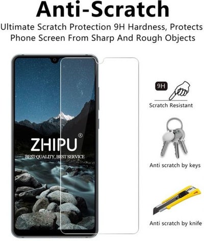 Buy Tempered Glass Screen Protector For Huawei Mate 20 Clear in Saudi Arabia