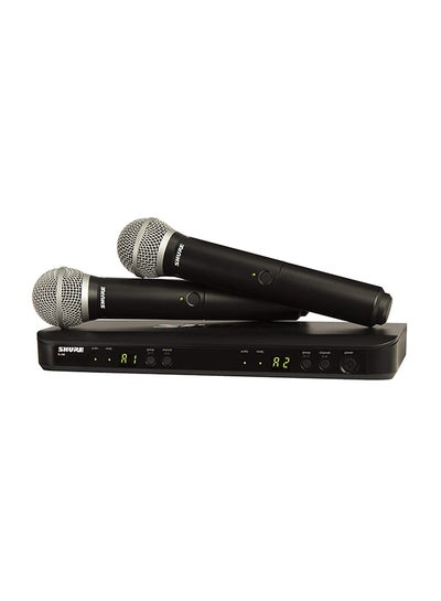 Buy Dual Channel Handheld Wireless System Black in Saudi Arabia