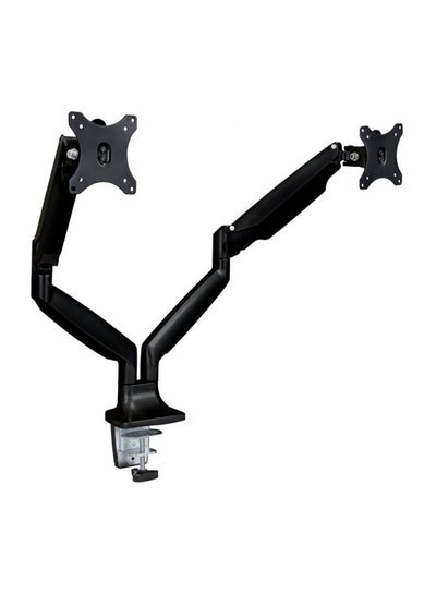 Buy Dual Monitor Desk Mount Stand Full Motion Swivel Computer Monitor Arm for Two Screens 17-27 Inch with 4.4~19.8lbs Load Capacity for Each Display. Black in Egypt