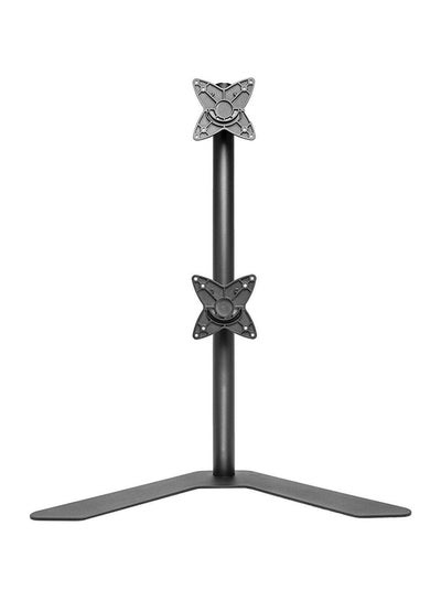 Buy Desk Stand For Dual LCD Monitor Black in UAE