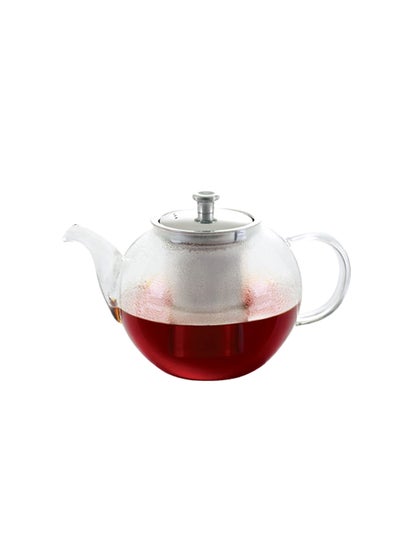 Buy Glass Tea Pot Clear 1300ml in UAE