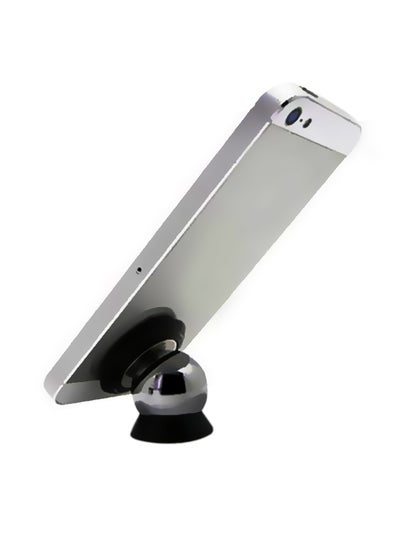 Buy Nokia lumia 638, 730, 830, 530, 930, X, XL, 1020, 920 Magnetic rotary mobile phone car holder Silver in UAE