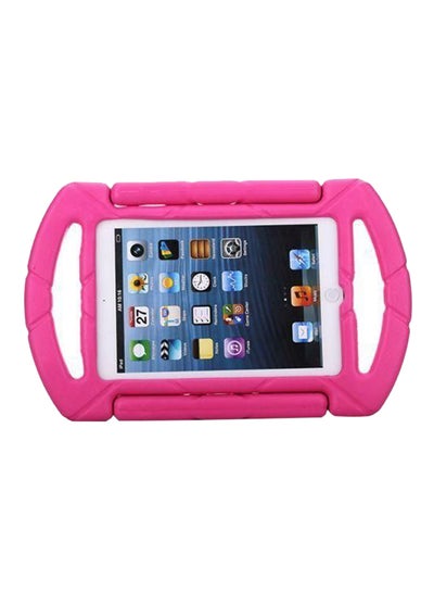 Buy Eva Steering Handle Design Kids Shock Proof Foam Case Cover Stand For Ipad Mini-Pink Color in UAE