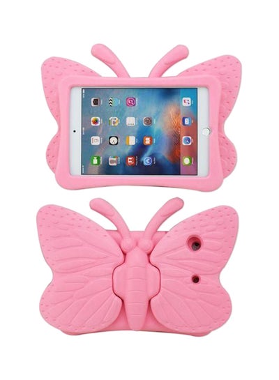 Buy For Apple Ipad Mini 1 2 3 Light Pink Color Kids Safety Shockproof Handle Friendly Thick Foam Butterfly Protective Stand Case Cover in UAE