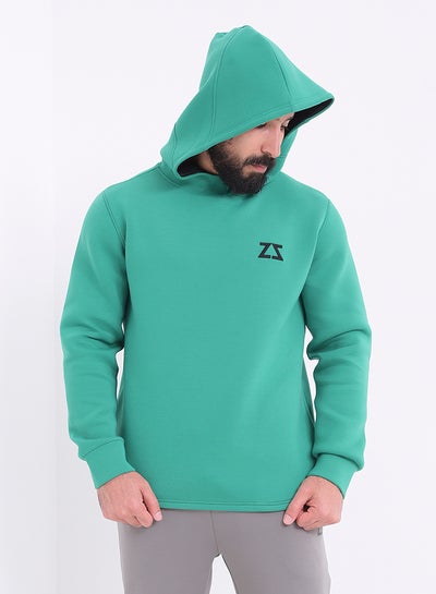 Buy B8292 Raglan Hooded Jacket Green in Egypt