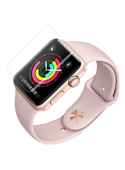 Buy Tempered Glass Screen Protector For Apple Watch Series 4 40mm Clear in UAE