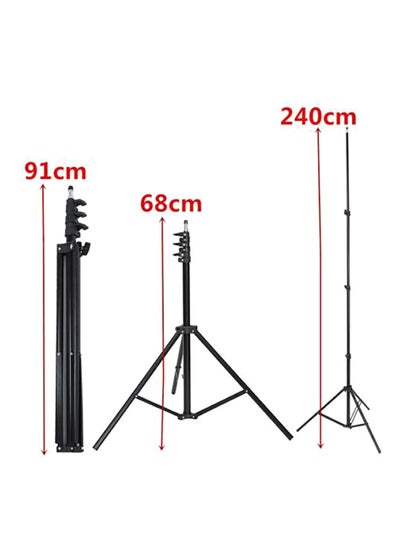 Buy 240 Stand For Yongnuo Studio Light And Godox Studio Flash Dark Black in Saudi Arabia