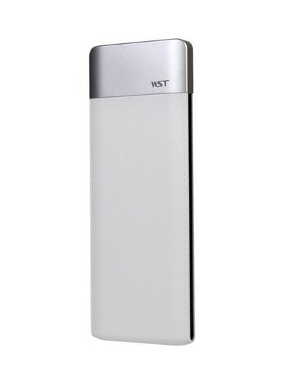 Buy Power Bank Ultra Slim 6000Mah Dp662-White in UAE