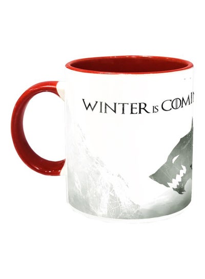 Buy Game Of Thrones Printed Coffee Mug Multicolour in UAE