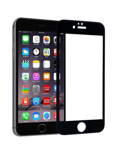 Buy Tempered Glass Screen Protector with For Apple iPhone 6 Plus Black/Clear in Egypt