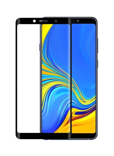 Buy Tempered Glass Screen Guard For Samsung Galaxy A9(2018) Black/Clear in Saudi Arabia