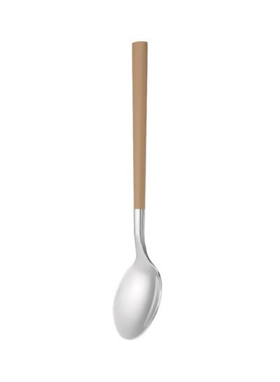 Buy Stainless Steel Spoon Brown/Silver 14.8x2.8cm in UAE