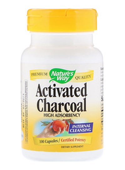 اشتري Activated Charcoal - 100 Capsules في الامارات