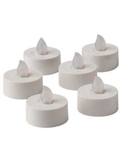 Buy Tea Light LED Candle White in Saudi Arabia